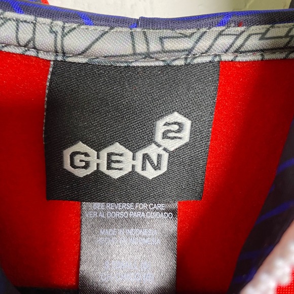 Ole Miss Rebels Quarter Zip Pullover Hoodie Red Youth Small 8 Gen 2 NCAA‎ Sporty - Picture 4 of 5